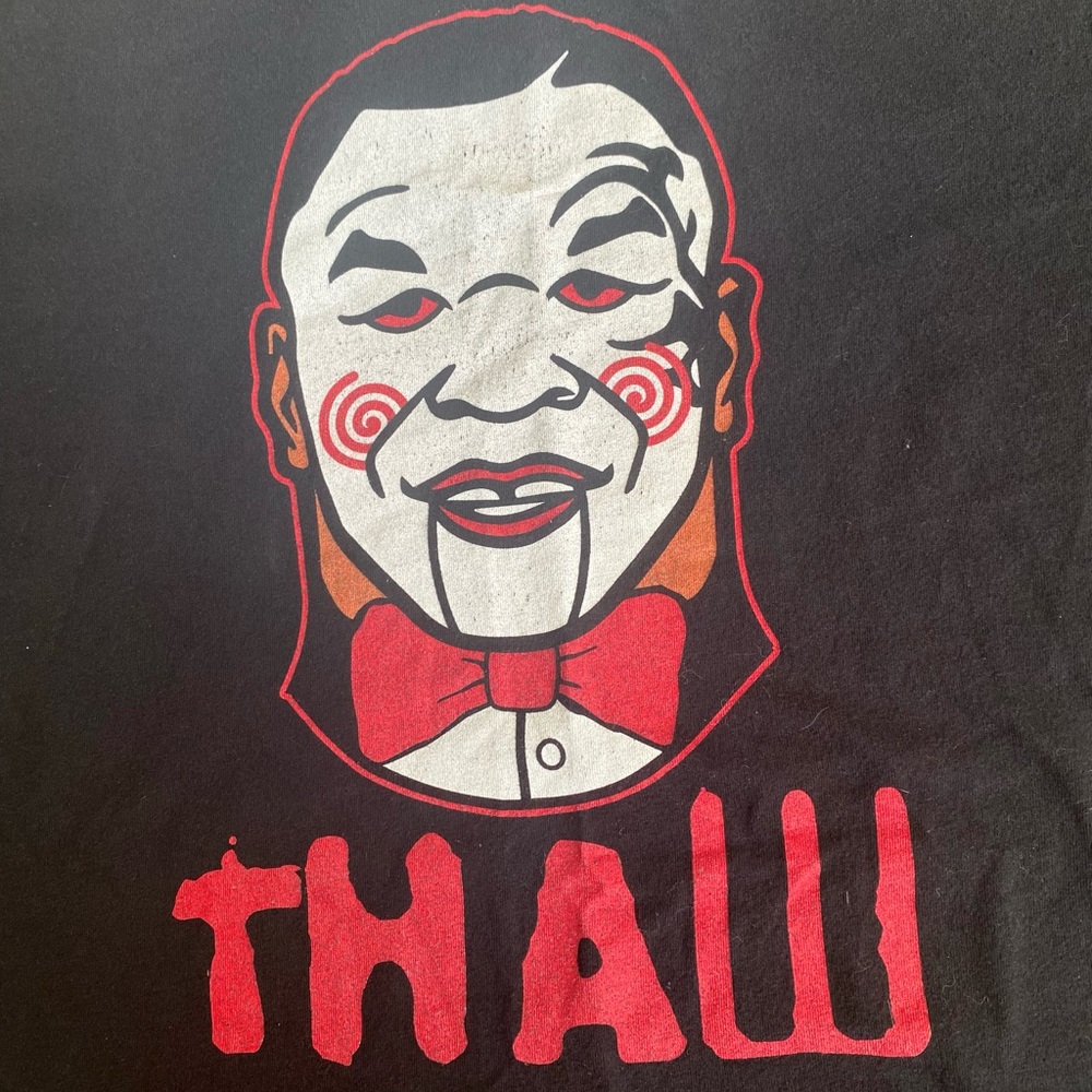 Mike Tyson + Saw = THAW T-Shirt